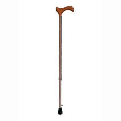 Трость телескопическая с деревянной ручкой с УПС(штырь) ТР1(01) (золотая осень) Фото товара Трость телескопическая с деревянной ручкой с УПС(штырь) ТР1(01) (золотая осень)