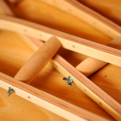 Костыли подмышечные с деревянными ручками 02-К С УПС Фото товара Костыли подмышечные с деревянными ручками 02-К С УПС