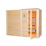 Четырехместная инфракрасная сауна с керамическими нагревателями Фото товара Четырехместная инфракрасная сауна с керамическими нагревателями