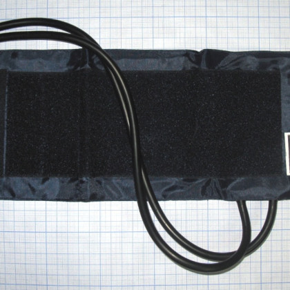 Манжета с камерой двухтрубочная (со скобой)  22-38 см (манжета нейлон, камера латекс) "Тривес" Фото товара Манжета с камерой двухтрубочная (со скобой)  22-38 см (манжета нейлон, камера латекс) "Тривес"