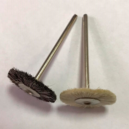 Щетка полировальная для прямого наконечника (козий ворс) большая Фото товара Щетка полировальная для прямого наконечника (козий ворс) большая