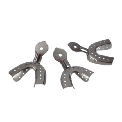 Ложка оттискная металлическая для нижней челюсти Фото товара Ложка оттискная металлическая для нижней челюсти