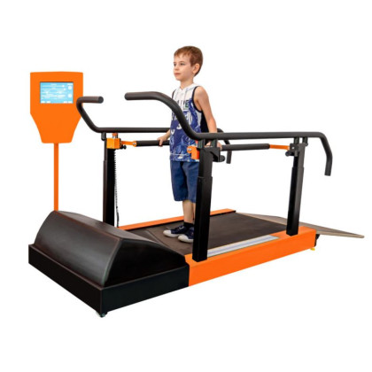 Фото товара Тренажёр реабилитационный беговая дорожка с БОС «Орторент» модель «Детская»