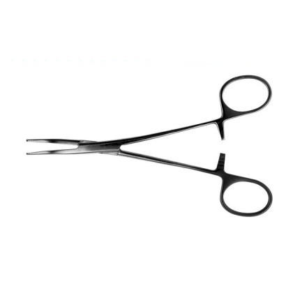 Зажим кровоостанавливающий зубчатый изогнутый №1, 158 мм, 3-53 Фото товара Зажим кровоостанавливающий зубчатый изогнутый №1, 158 мм, 3-53