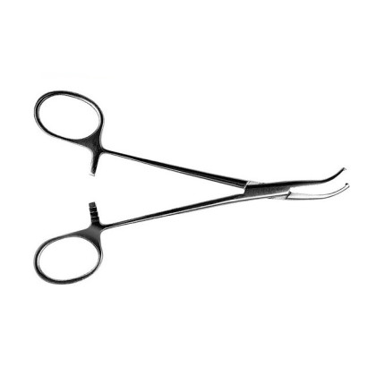 Зажим кровоостанавливающий типа "Москит" изогнутый по ребру Фото товара Зажим кровоостанавливающий типа "Москит" изогнутый по ребру