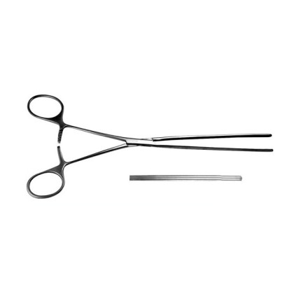 Зажим кишечный эластичный для взрослых прямой Фото товара Зажим кишечный эластичный для взрослых прямой