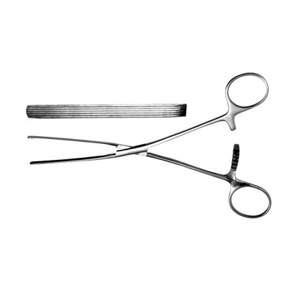 Зажим кишечный эластичный для детей прямой 170 мм  Фото товара Зажим кишечный эластичный для детей прямой 170 мм