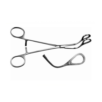 Щипцы для захватывания легкого, изогнутые детские Фото товара Щипцы для захватывания легкого, изогнутые детские