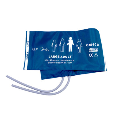 Манжета НИАД 33-47см с двумя трубками, нейлон Фото товара Манжета НИАД 33-47см с двумя трубками, нейлон