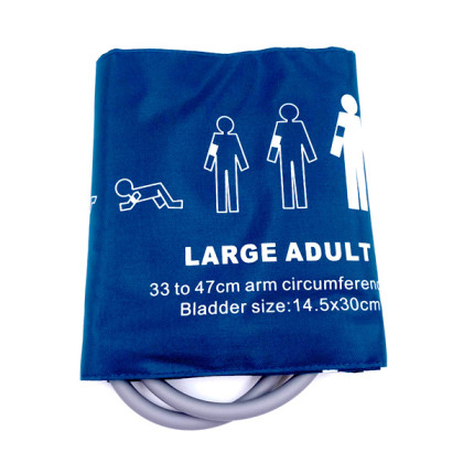 Манжета НИАД 33-47см с двумя трубками, нейлон Фото товара Манжета НИАД 33-47см с двумя трубками, нейлон