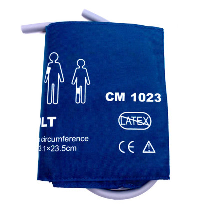 Манжета НИАД 25-35см с двумя трубками, нейлон Фото товара Манжета НИАД 25-35см с двумя трубками, нейлон