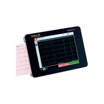 Фото товара Портативный электрокардиограф CARDIOVIT FT-1  c цветным 8” сенсорным экраном, встроенным термопринтером 