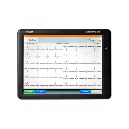 Электрокардиограф CARDIOVIT MS-2010  c цветным  10” сенсорным экраном, встроенным термопринтером  Фото товара Электрокардиограф CARDIOVIT MS-2010  c цветным  10” сенсорным экраном, встроенным термопринтером