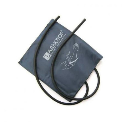 Манжета AD2224 двухтрубочная, без кольца 32-54 см (манжета нейлон, камера латекс) "Адъютор" Фото товара Манжета AD2224 двухтрубочная, без кольца 32-54 см (манжета нейлон, камера латекс) "Адъютор"