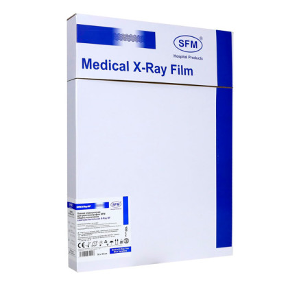 Фото товара Рентгеновская пленка 30х40 SFM X-Ray BF, синяя чувствительность,