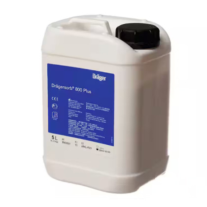 Натронная известь Drаgersorb 800+, для поглощения CO2, канистра, 5 л, Drager MX00001 Фото товара Натронная известь Drаgersorb 800+, для поглощения CO2, канистра, 5 л, Drager MX00001
