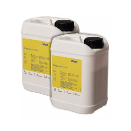 Натронная известь Drаgersorb Free, для поглощения CO2, канистра, 5 л, Drager MX50050  Фото товара Натронная известь Drаgersorb Free, для поглощения CO2, канистра, 5 л, Drager MX50050