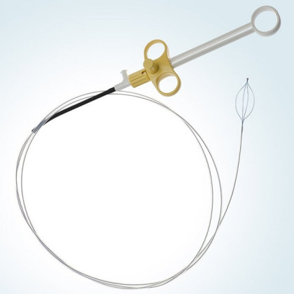 Овальная извлекающая корзинка из нитинола, одноразовая Фото товара Овальная извлекающая корзинка из нитинола, одноразовая