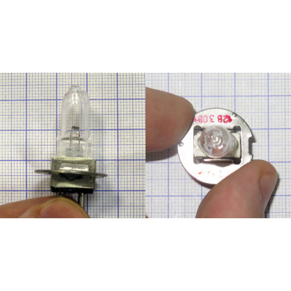 Фото товара Лампа КГМН 12-30 (PG22-6,35)