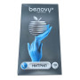 ! Перчатки нитриловые BENOVY Nitrile Chlorinated, голубые, одноразовые, смотровые, размер L, упаковка: 100 пар Фото товара ! Перчатки нитриловые BENOVY Nitrile Chlorinated, голубые, одноразовые, смотровые, размер L, упаковка: 100 пар