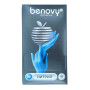 ! Перчатки нитриловые BENOVY Nitrile Chlorinated, голубые, размер M, текстурированные на пальцах, 50 пар в упаковке Фото товара ! Перчатки нитриловые BENOVY Nitrile Chlorinated, голубые, размер M, текстурированные на пальцах, 50 пар в упаковке