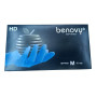 ! Перчатки нитриловые BENOVY Nitrile Chlorinated, голубые, размер M, текстурированные полностью, 50 пар в упаковке Фото товара ! Перчатки нитриловые BENOVY Nitrile Chlorinated, голубые, размер M, текстурированные полностью, 50 пар в упаковке