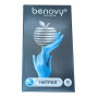 ! Перчатки нитриловые BENOVY Nitrile Chlorinated, голубые, размер XL, текстурированные на пальцах, 50 пар в упаковке Фото товара ! Перчатки нитриловые BENOVY Nitrile Chlorinated, голубые, размер XL, текстурированные на пальцах, 50 пар в упаковке