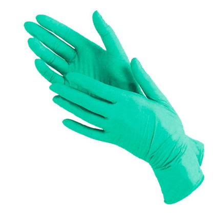 ! Перчатки нитриловые медицинские BENOVY Nitrile MultiColor, зеленые, размер XS, 50 пар в упаковке Фото товара ! Перчатки нитриловые медицинские BENOVY Nitrile MultiColor, зеленые, размер XS, 50 пар в упаковке