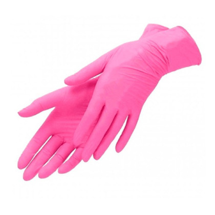 ! Перчатки нитриловые медицинские BENOVY Nitrile MultiColor, розовые, размер S, 50 пар в упаковке Фото товара ! Перчатки нитриловые медицинские BENOVY Nitrile MultiColor, розовые, размер S, 50 пар в упаковке