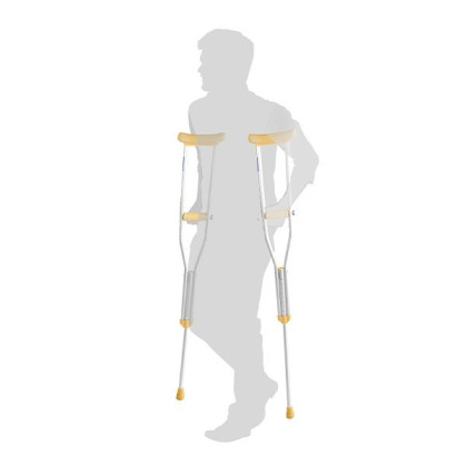 Фото товара 10021 Костыли подмышечные, малые (рост 140-160 см)