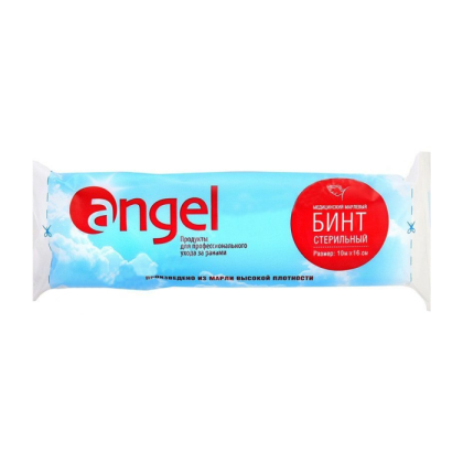 522585 Бинт марлевый медицинский стерильный 10 * 16 Angel Фото товара 522585 Бинт марлевый медицинский стерильный 10 * 16 Angel