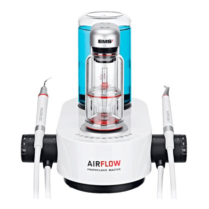 AIRFLOW Prophylaxis Master комбинированный профилактический аппарат, 3 наконечника, EMS Фото товара AIRFLOW Prophylaxis Master комбинированный профилактический аппарат, 3 наконечника, EMS