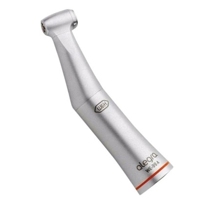 Alegra WE-99 A - повышающий угловой наконечник с кнопочным зажимом бора и трехточечным спреем, 1:4,5, W&H Фото товара Alegra WE-99 A - повышающий угловой наконечник с кнопочным зажимом бора и трехточечным спреем, 1:4,5, W&H