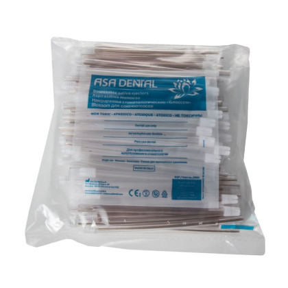 Asa Dental слюноотсосы Blossom, 100 шт Фото товара Asa Dental слюноотсосы Blossom, 100 шт