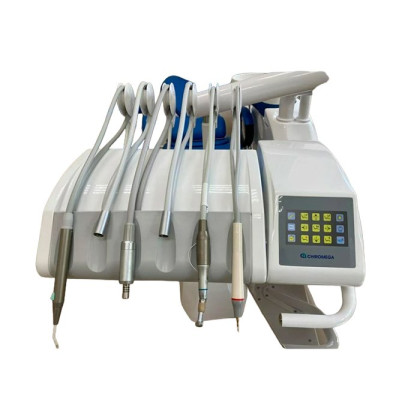 Chiromega 654 Duet - стоматологическая установка с верхней подачей инструментов Фото товара Chiromega 654 Duet - стоматологическая установка с верхней подачей инструментов