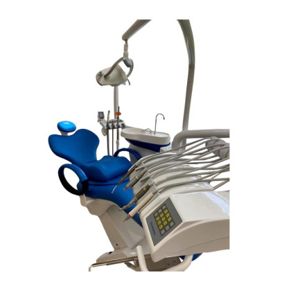 Chiromega 654 NK - стоматологическая установка с верхней подачей инструментов Фото товара Chiromega 654 NK - стоматологическая установка с верхней подачей инструментов