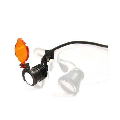 DentLight Nano 2S Loupe Light - светодиодный осветитель к бинокулярным лупам Фото товара DentLight Nano 2S Loupe Light - светодиодный осветитель к бинокулярным лупам