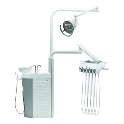 Фото товара Diplomat Dental Adept DA110A - стационарная стоматологическая установка с верхней подачей инструментов