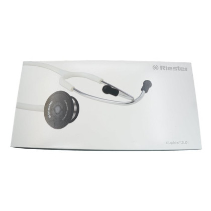 Duplex 2.0 Baby стетоскоп для детей, нержавеющая сталь, белый, Riester Фото товара Duplex 2.0 Baby стетоскоп для детей, нержавеющая сталь, белый, Riester