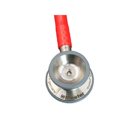 Duplex 2.0 Baby стетоскоп для детей, нержавеющая сталь, красный, Riester Фото товара Duplex 2.0 Baby стетоскоп для детей, нержавеющая сталь, красный, Riester