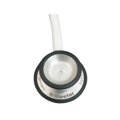 Duplex 2.0 стетоскоп, алюминиевый белый, Riester Фото товара Duplex 2.0 стетоскоп, алюминиевый белый, Riester