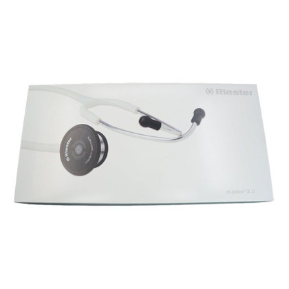 Duplex 2.0 стетоскоп, алюминиевый черный, Riester Фото товара Duplex 2.0 стетоскоп, алюминиевый черный, Riester