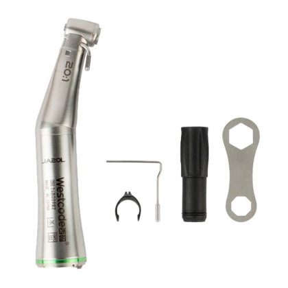 JA20L - понижающий угловой наконечник с оптикой и внешней системой охлаждения Фото товара JA20L - понижающий угловой наконечник с оптикой и внешней системой охлаждения