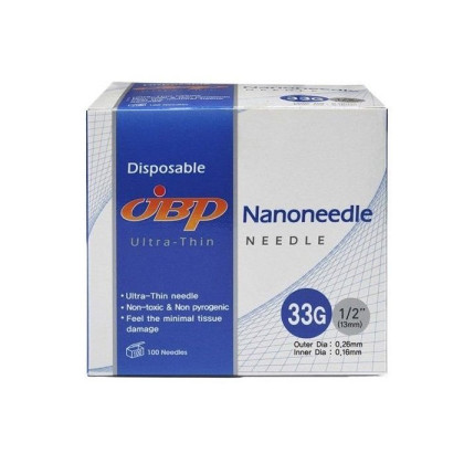 JBP33 Иглы иньекционная Nanoneedle 33G 0,26 х 13 мм №1 Фото товара JBP33 Иглы иньекционная Nanoneedle 33G 0,26 х 13 мм №1