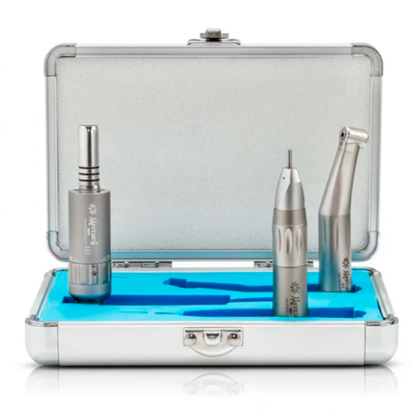 Mercury Kit - набор из двух стоматологических наконечников и микромотора Фото товара Mercury Kit - набор из двух стоматологических наконечников и микромотора