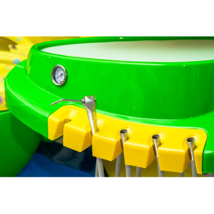 Mercury Safety M10 - детская стоматологическая установка с нижней/верхней подачей инструментов Фото товара Mercury Safety M10 - детская стоматологическая установка с нижней/верхней подачей инструментов