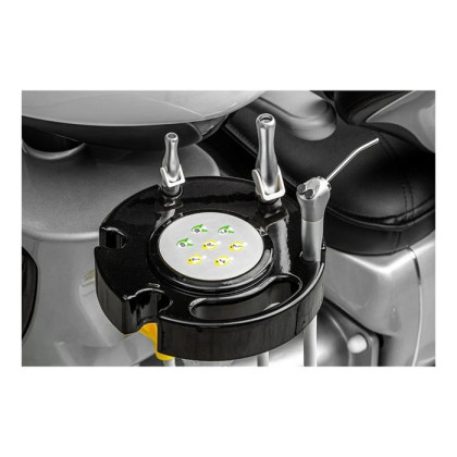 Mercury Safety M9+ GOLD - стоматологическая установка с подкатным блоком Фото товара Mercury Safety M9+ GOLD - стоматологическая установка с подкатным блоком