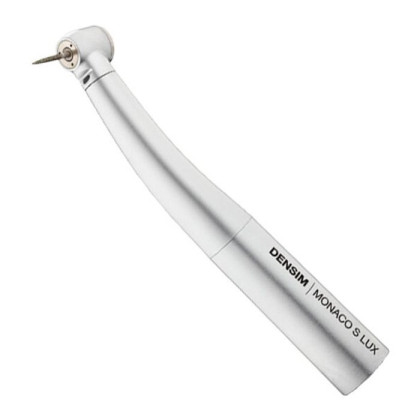 Monaco S LUX - турбинный наконечник с LED подсветкой, с мини-головкой и переходником, Densim Фото товара Monaco S LUX - турбинный наконечник с LED подсветкой, с мини-головкой и переходником, Densim