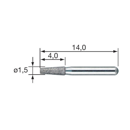 Фото товара NSK Nakanishi Pico Bur PC5ff - боры для S-Max Pico (3 шт/уп)