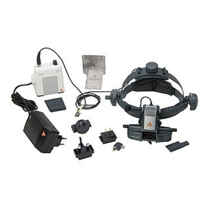 OMEGA 500 без кейса, в наборе Kit 2 Heine, офтальмоскоп бинокулярный непрямой Фото товара OMEGA 500 без кейса, в наборе Kit 2 Heine, офтальмоскоп бинокулярный непрямой